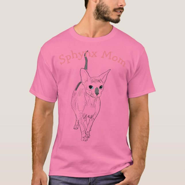 Sphynx Kitty Mama T-Shirt (Vorderseite)