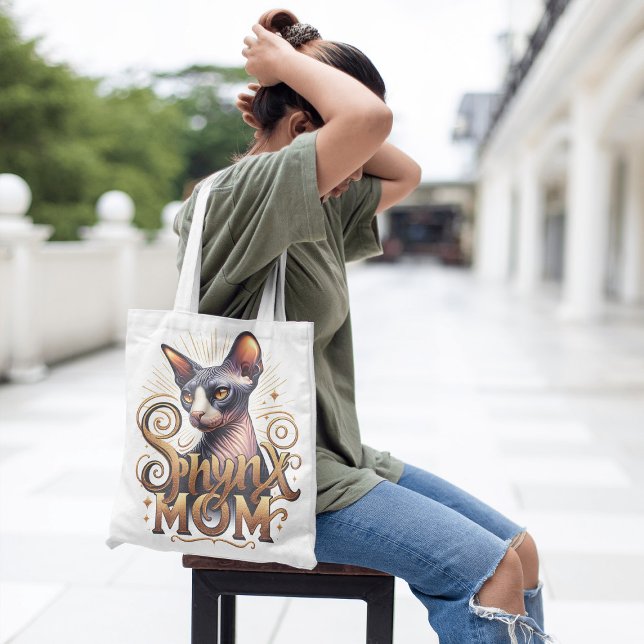 Sphynx Mama Mum Cat Lover Women's (Sphynx Cat Mom Tote Bag )