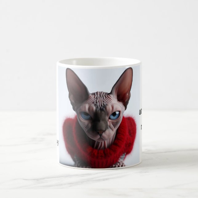 Sphynx Schlechte Laune Kaffeetasse (Mittel)
