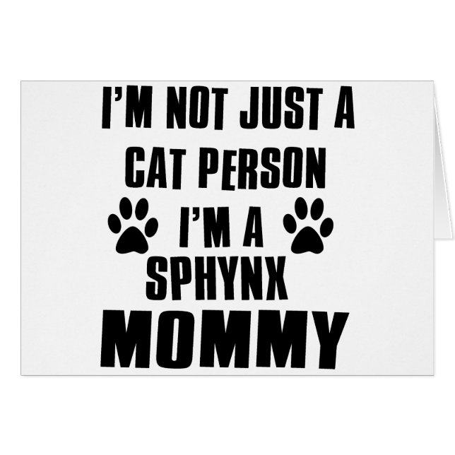 Sphynx Shirts Katzen-Entwurf (Vorderseite (Horizontal))