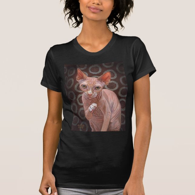 Sphynx Sphinx-Katzen-Jack T-Shirt (Vorderseite)