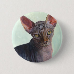Sphynx Sphinx-Katzen-Katzen Sunitha Button