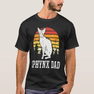 Sphynx-Vater Feline haarlose Katze Kätzchen T-Shirt