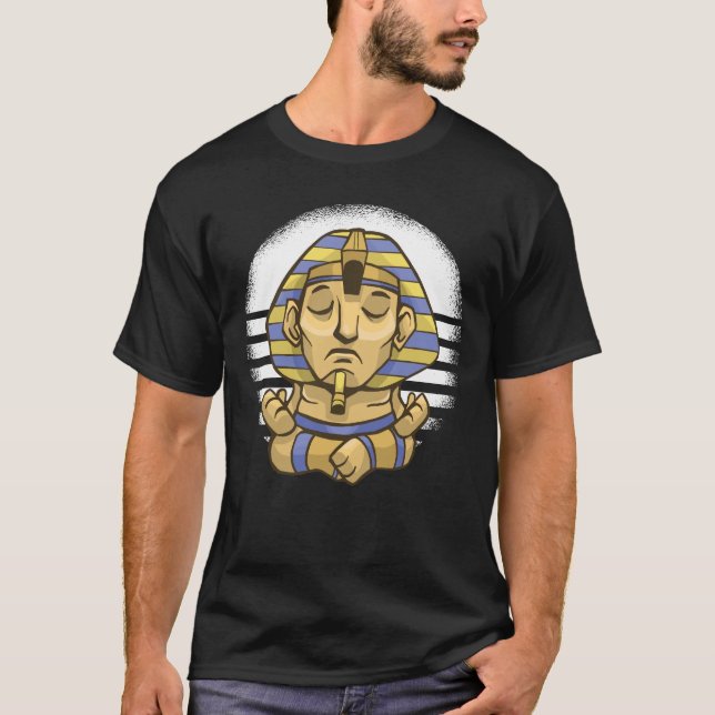 Sphynx Yoga Funny T-Shirt (Vorderseite)