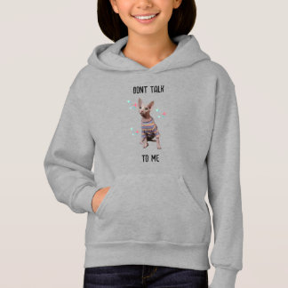 Sphynxkatze sprecht mir nicht hoodie