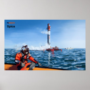 Spica Astronaut Poster