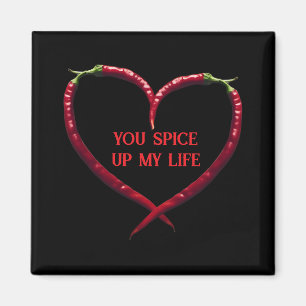 Spicaler Chili Pepper Heart Magnet