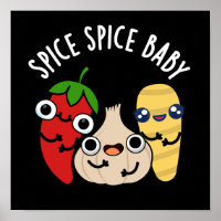 Spice Baby Funny Food Pub Dark BG