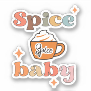 Spice Baby Pumpkin Spice Latte Aufkleber