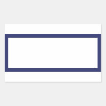 Spice jar navy blauen Rand Blanko rechteckiges Eti