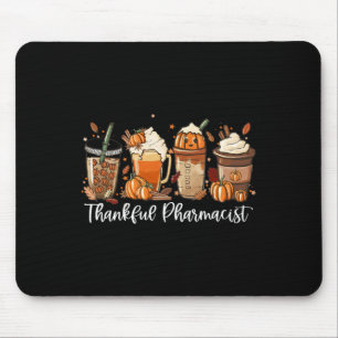Spice Latte Fall Kaffee Lover Dankbar Apotheker Mousepad