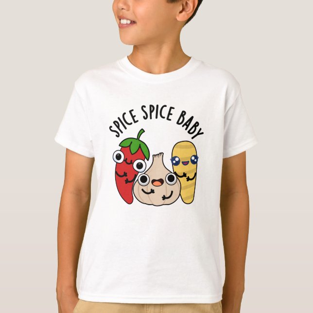 Spice Spice Baby Funny Food Puff T-Shirt (Vorderseite)