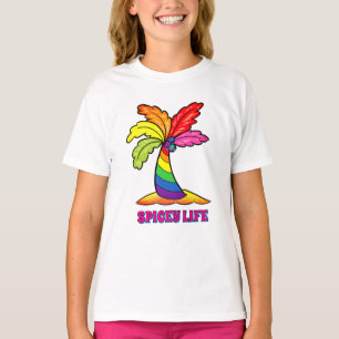 SPICeY LIFE Rainbow Palm T-Shirt