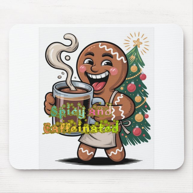 Spicy and Caffeinated Mousepad (Vorne)