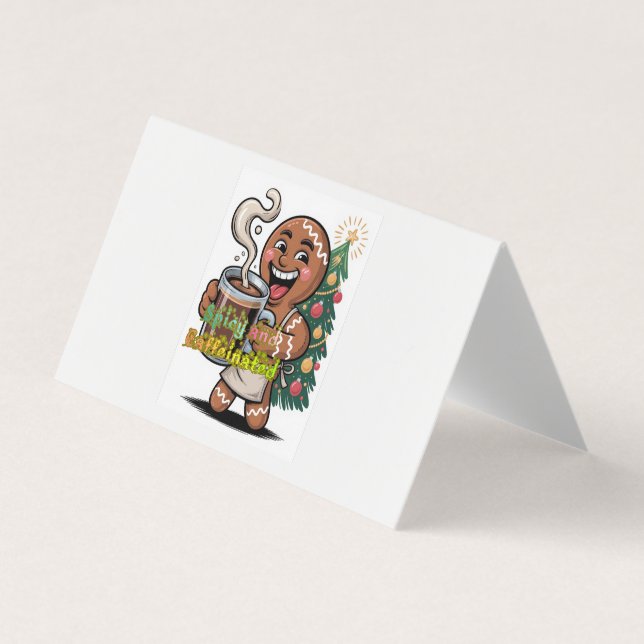 Spicy and Caffeinated Visitenkarten (Vorderseite)