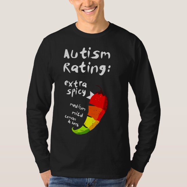 Spicy Autismus T-Shirt (Vorderseite)
