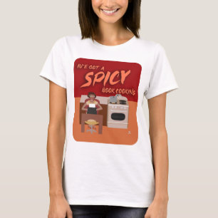 Spicy Book Cooking Romance Autor Hausfrau T-Shirt