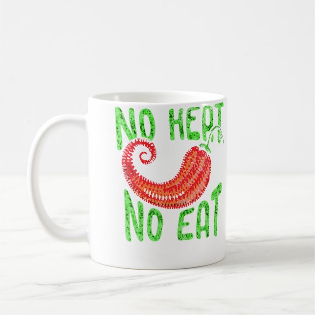 Spicy Chili Scoville Pepper No Heat No Eat Kaffeetasse (Links)