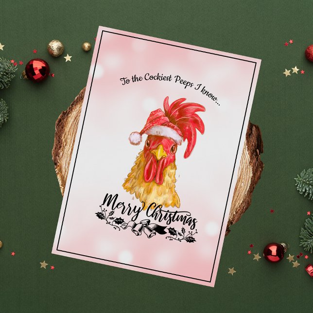 Spicy Funny Chicken Frohe Weihnachten (Von Creator hochgeladen)