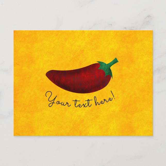Spicy Hot Southwest Chili Pepper Postkarte (Vorderseite)