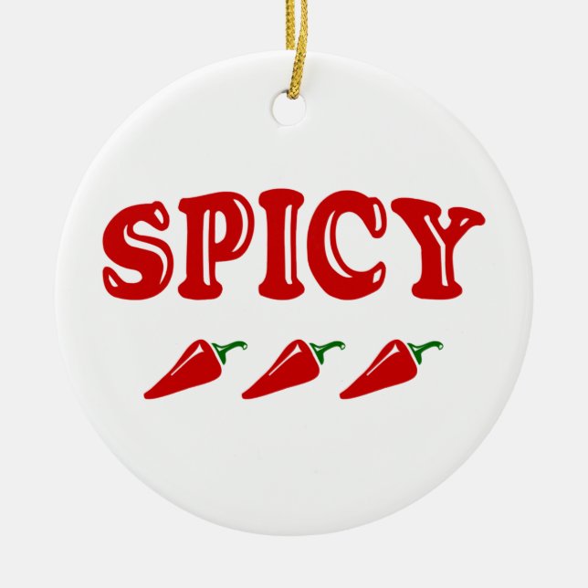 SPICY KERAMIK ORNAMENT (Vorne)