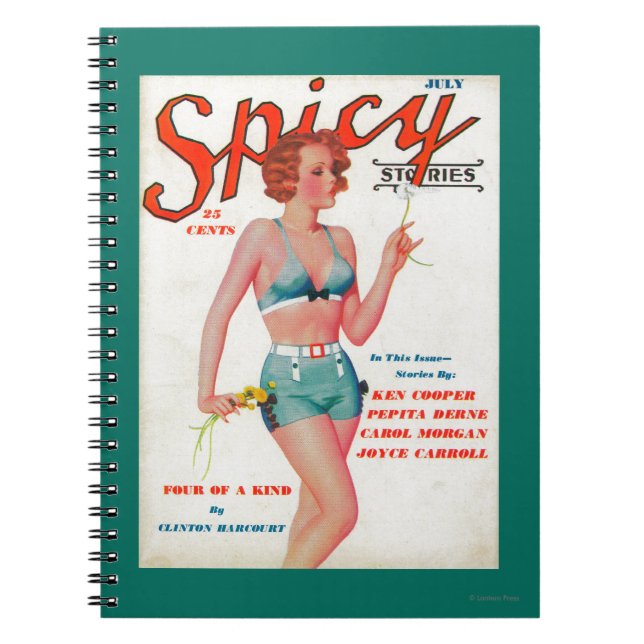 Spicy Magazine Cover Notizblock (Vorderseite)