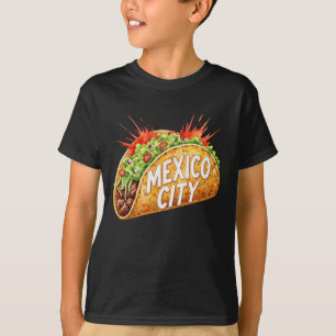 Spicy Mexico City, geschmackvolles Taco, von Natas T-Shirt