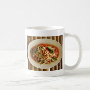 Spicy Papaya Salad [Som Tam] ... Thai Lao Food Tasse