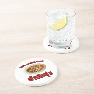 Spicy Papaya Salad [Tam Mak Hung] Isaan Dialect Getränkeuntersetzer