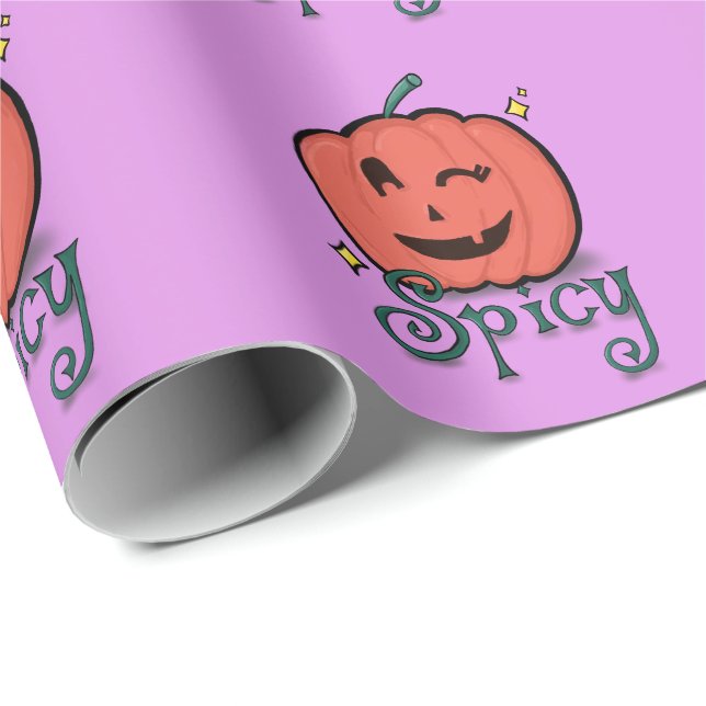 Spicy Pumpkin Spice Geschenkpapier (Rolleneckpunkt)