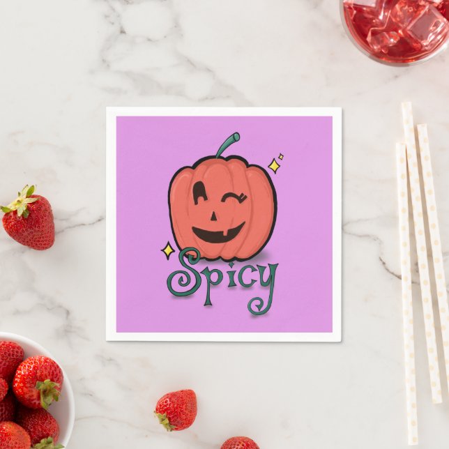 Spicy Pumpkin Spice Serviette (Beispiel)
