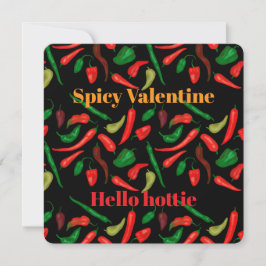 Spicy Valentine Hallo Hottie Roter Pfeffer Geschen
