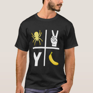 Spider 2 Y Banana Football Liebt amerikanisches Gf T-Shirt