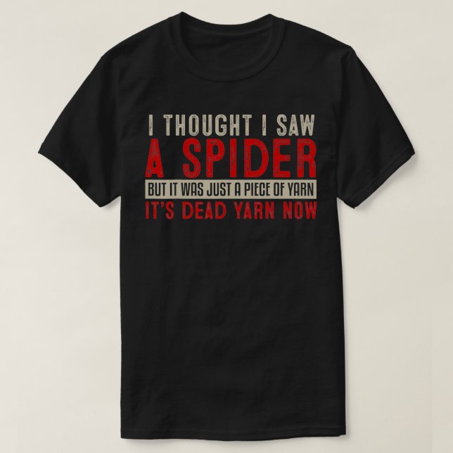 Spider Arachnophobia Gift T-Shirt (Design vorne)