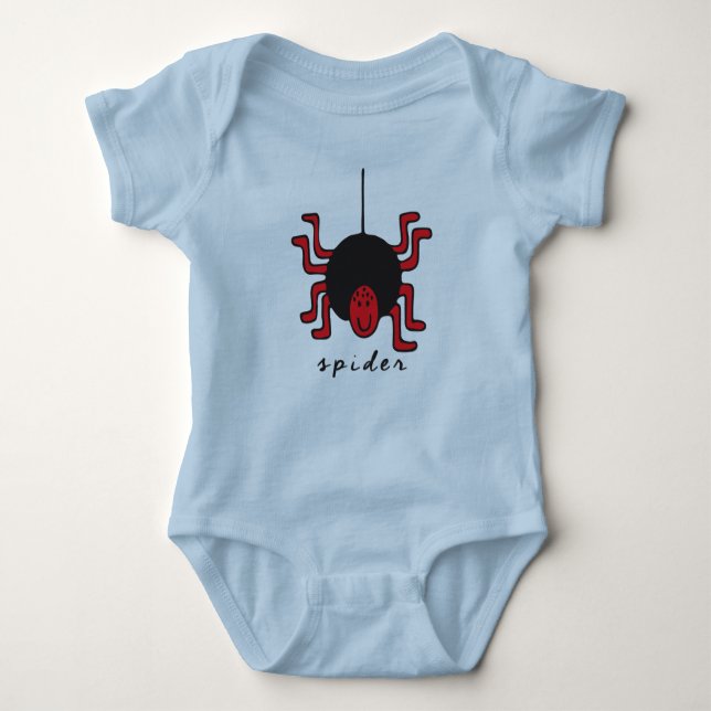 Spider Baby Bodysuit oder One-Piece (keine Basis) Baby Strampler (Vorderseite)