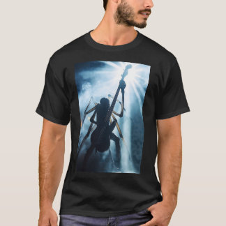 Spider-Bassspieler-Konzert-T-Shirt T-Shirt