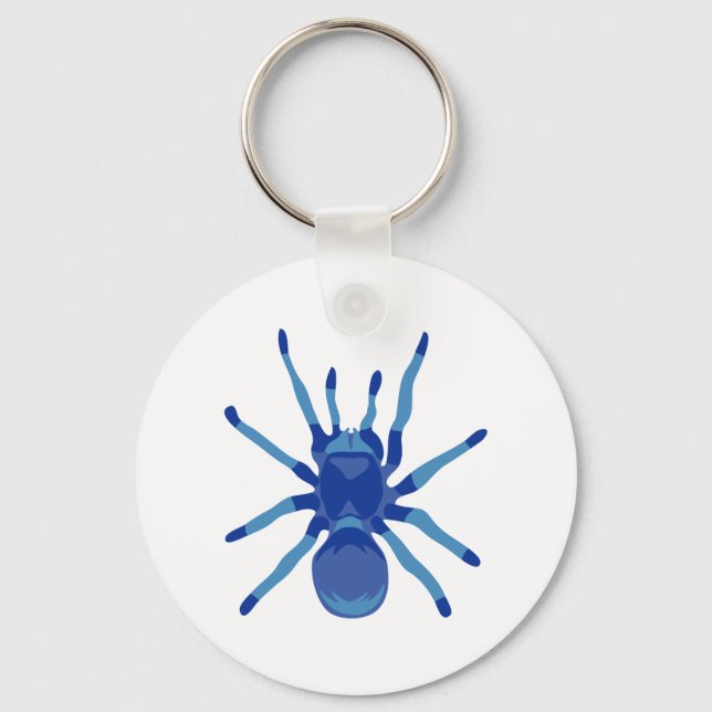 Spider (blau) schlüsselanhänger (Vorderseite)