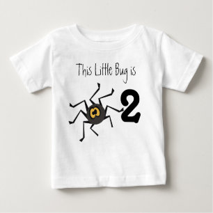 Spider Bug Individuell anpassbarer Geburtstags-T - Baby T-shirt
