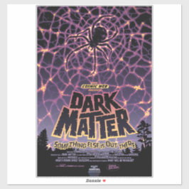 Spider Cosmic Web, Halloween Galaxie der Horror Aufkleber