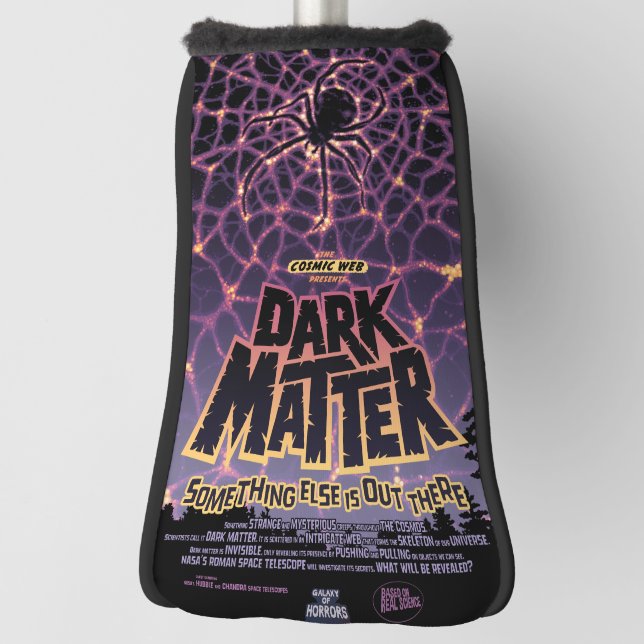 Spider Cosmic Web, Halloween Galaxie der Horror Golf Headcover (Rotieren 90)