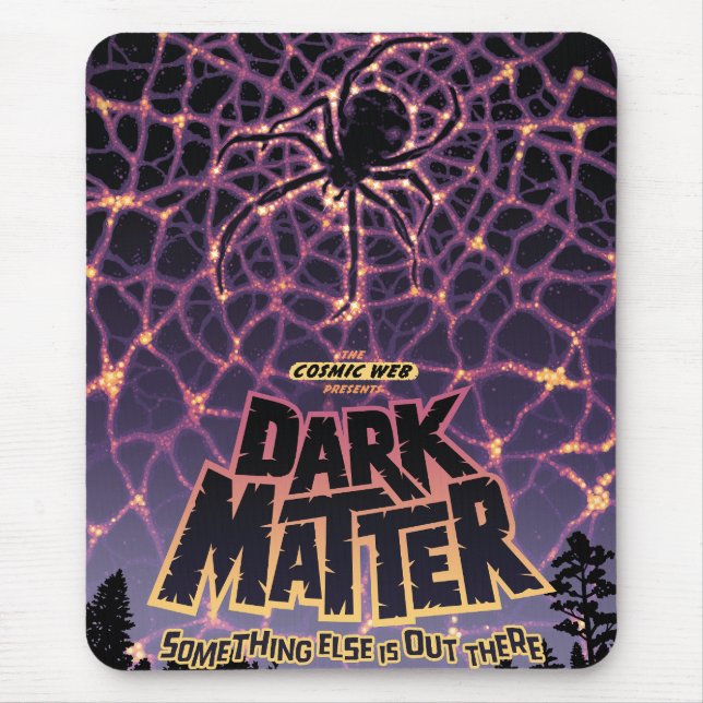 Spider Cosmic Web, Halloween Galaxie der Horror Mousepad (Vorne)