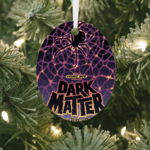 Spider Cosmic Web, Halloween Galaxie der Horror Ornament Aus Metall