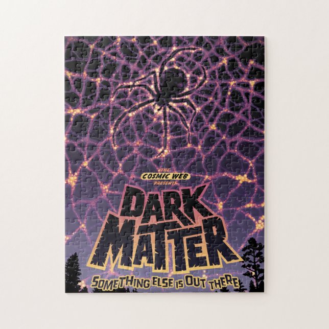 Spider Cosmic Web, Halloween Galaxie der Horror Puzzle (Vertikal)