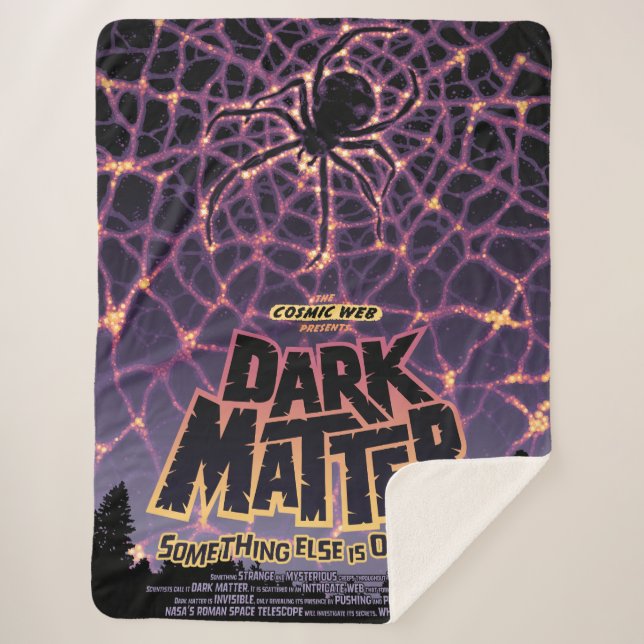 Spider Cosmic Web, Halloween Galaxie der Horror Sherpadecke (Vorderseite)