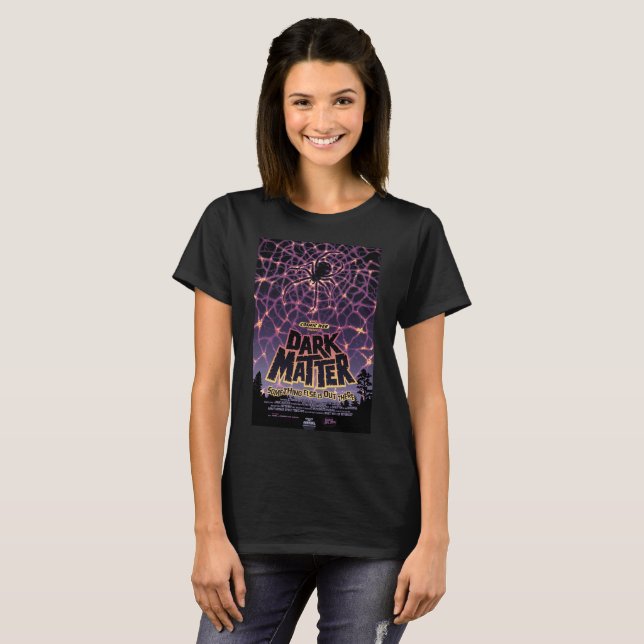 Spider Cosmic Web, Halloween Galaxie der Horror T-Shirt (Vorne ganz)