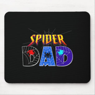Spider Dad Design Vatertag passende Familie Mousepad