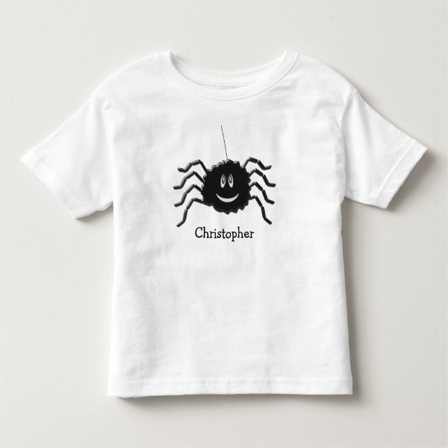 Spider Design Kleinkind T-shirt (Vorderseite)