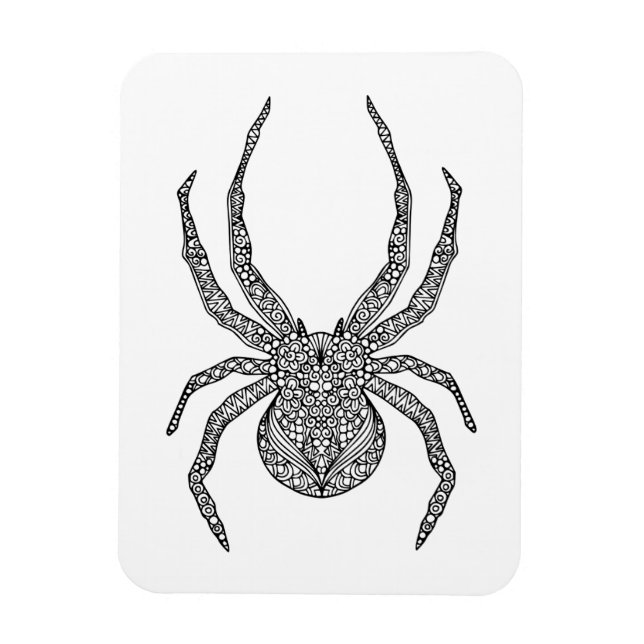 Spider Doodle Magnet (Vertikal)