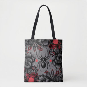Spider Floral Design Gotischer Stil