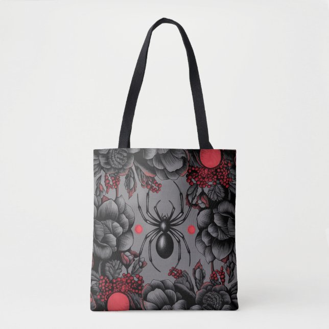 Spider Floral Design Gotischer Stil (Vorderseite)